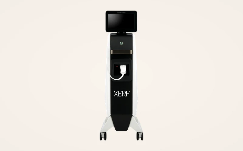 Equipamento XERF, radiofrequência monopolar multifrequencial usada na clínica